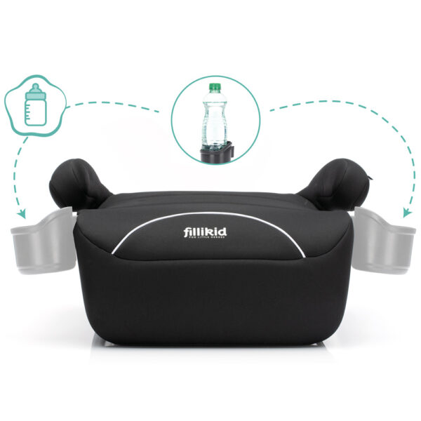 Fillikid ülésmagasító Beltfix I-Size 125-150cm fekete