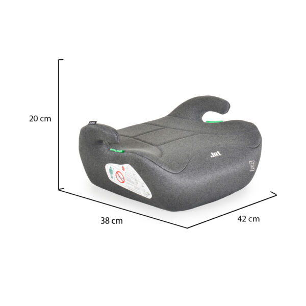 Moni ülésmagasító Jet I-Size 125-150cm sötétszürke