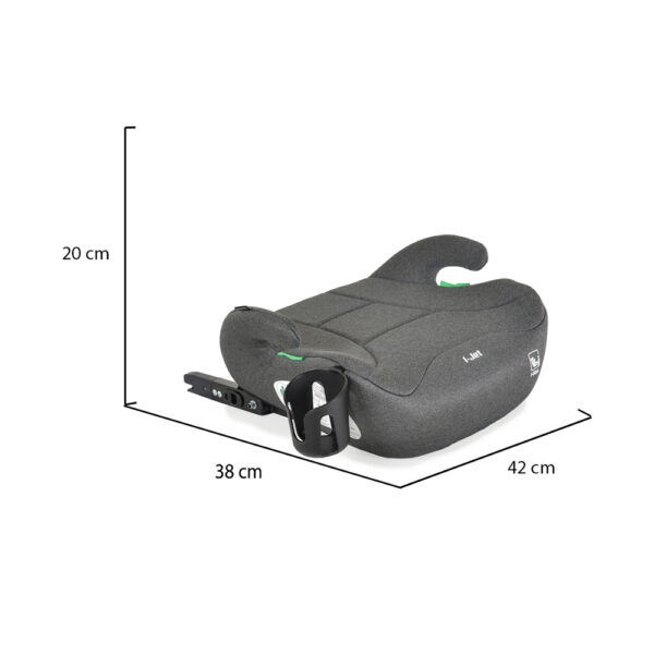 Moni ülésmagasító I-Jet I-Size 125-150cm szürke