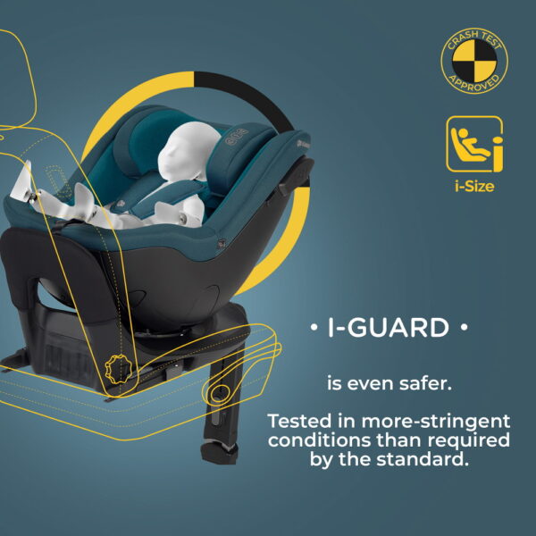 Kinderkraft gyerekülés I-Guard i-Size Isofix 40-105 cm kék