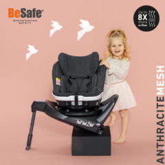 BeSafe gyerekülés iZi Turn i-Size Anthracite Mesh