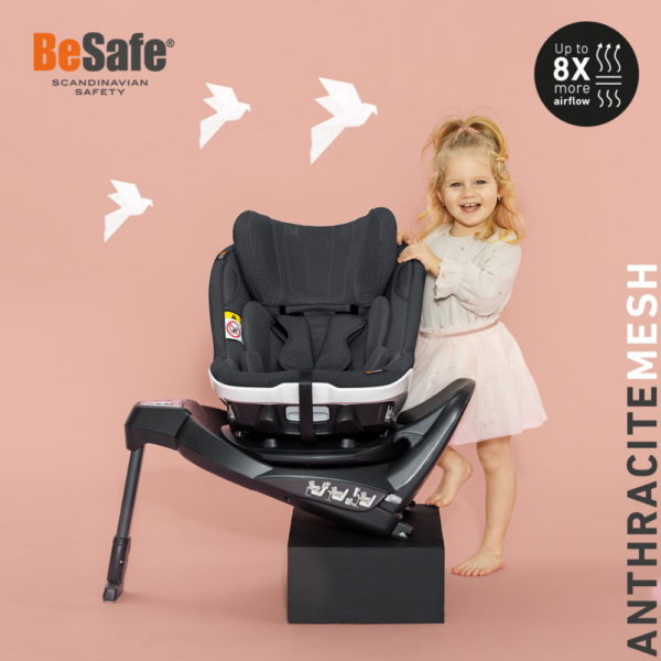 BeSafe gyerekülés iZi Turn i-Size Anthracite Mesh