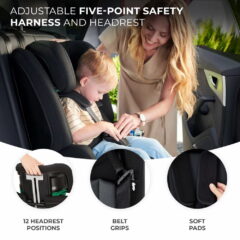 Kinderkraft gyerekülés Safety Fix i-Size Isofix 76-150cm