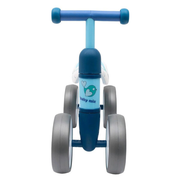 Baby Mix futóbicikli Baby Bike Fekete-fehér foci