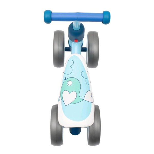 Baby Mix futóbicikli Baby Bike Fekete-fehér foci