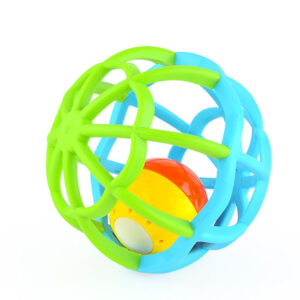 Baby Mix interaktív világító és zenélő csörgő labda kék
