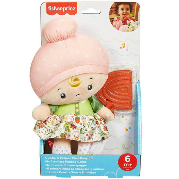 Fisher-Price Ölelnivaló baba szivárvány rágókával