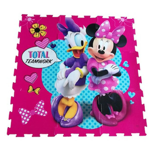 Szivacspuzzle szőnyeg Minnie és Daisy 9db