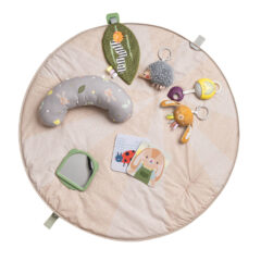 Taf Toys játszószőnyeg játékhíddal Tummy-time activity gym