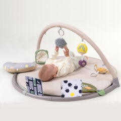 Taf Toys játszószőnyeg játékhíddal Tummy-time activity gym