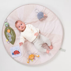 Taf Toys játszószőnyeg játékhíddal Tummy-time activity gym