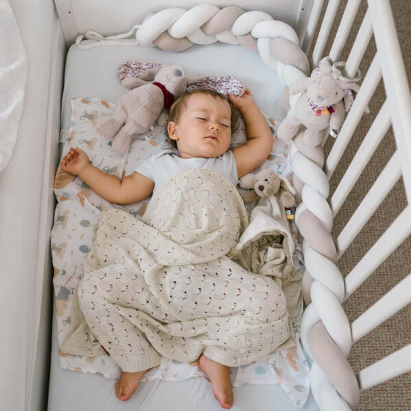 BabyOno szundikendő - Willy kutyus cumitartóval plüss