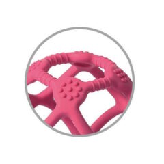 BabyOno rágóka - Ortho gömb szilikon pink 489/04