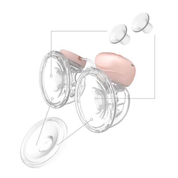 BabyOno mellszívó alkatrész - tölcsér /2db/ és szilikon betét /1db/ Twinny 1002 KIT II.