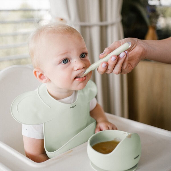 BabyOno előke szilikon ultravékony állítható menta