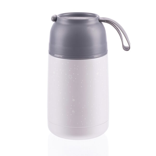 Zopa étel termosz - rozsdamentes acél, szilikon fogantyúval 620 ml