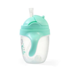 BabyOno itatópohár szívószállal füllel 240ml menta