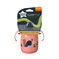 Tommee Tippee itatópohár - Superstar Training Sippee csőrös 300ml 6hó rózsaszín