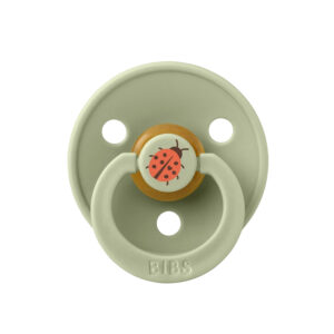 BIBS játszócumi - Studio Katica Colour natúr kaucsuk 0-6 hó zsálya 1db