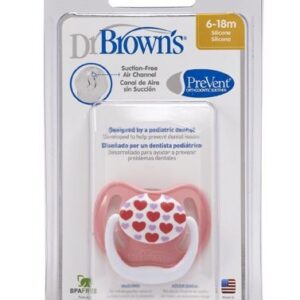 Dr. Browns PreVent vákummentes fogszabályzós játszócumi