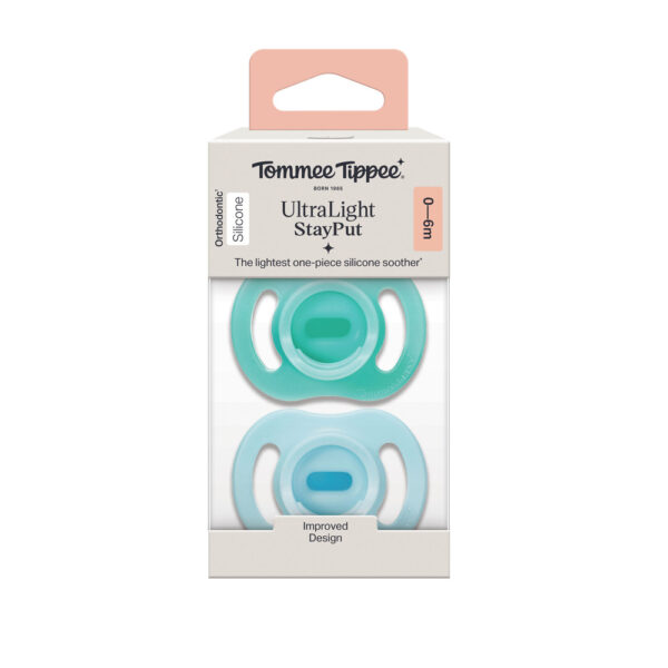 Tommee Tippee játszócumi Ultra Light 2 db 0-6 hó