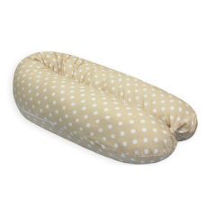 Scamp szoptatós párna univerzális pamut Beige Dots