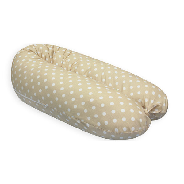 Scamp szoptatós párna univerzális pamut Beige Dots
