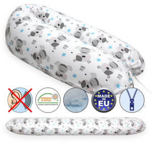 Scamp szoptatós párna univerzális pamut Blue Star Bear