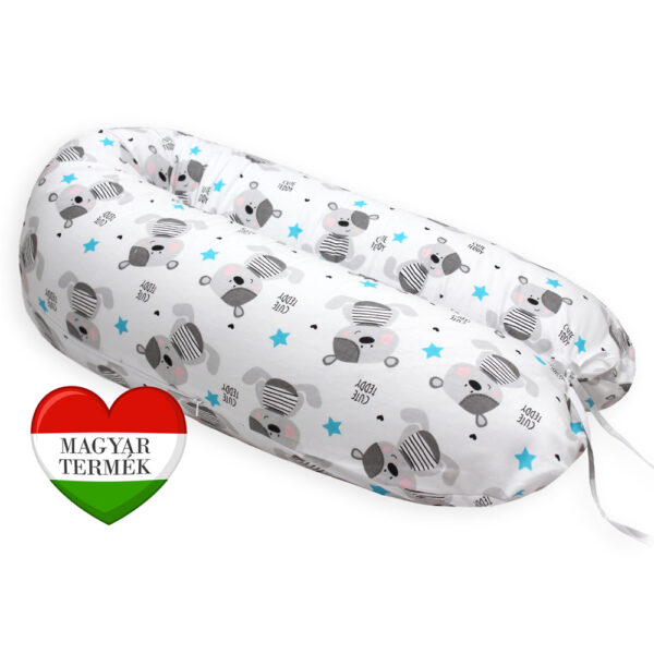Scamp szoptatós párna univerzális pamut Blue Star Bear