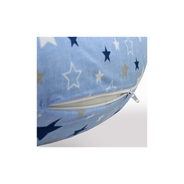 Scamp szoptatós párna univerzális pamut Blue White Little Big