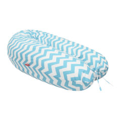 Scamp szoptatós párna univerzális pamut ZigZag Ocean White