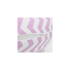 Scamp szoptatós párna univerzális pamut ZigZag Pink White