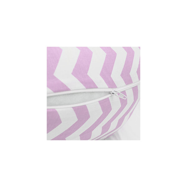 Scamp szoptatós párna univerzális pamut ZigZag Pink White