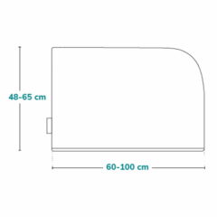 Lionelo autós napellenző függöny UV-, és szélálló 2 db Sunblocker