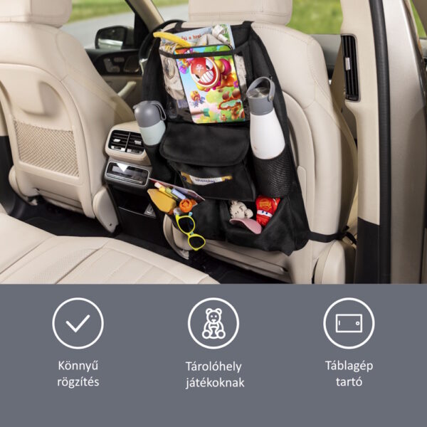 Zopa autós rendező üléstámlára tablet zsebbel